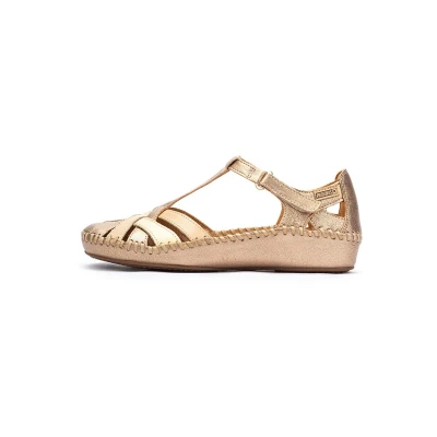 Afbeelding van Pikolinos Vallarta Sandalen, Dames, Maat: 38, Champagne Schoenen