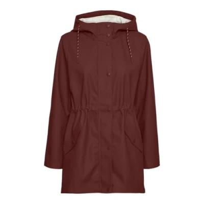 Afbeelding van VERO MODA Vmmalou Coated Jacket Noos korte jas voor dames, Fired Brick, M