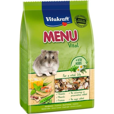 Afbeelding van Vitakraft Menu Vital Dwerghamster Hamstervoer 400 g