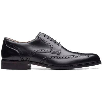 Afbeelding van Clarks Craft Arlo Limit heren veterschoen zwart maat 47 (EU) 12 (UK)