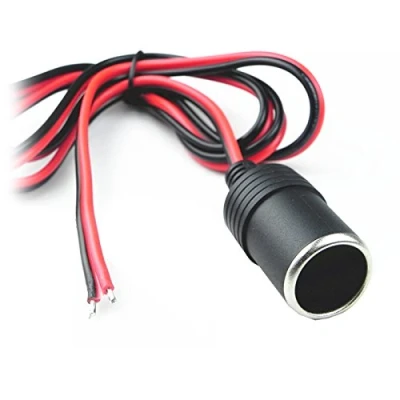 Afbeelding van B50CS auto sigarettenaansteker verlengkabel 12V/24V autolader stopcontact met kabel, inbouwadapter voor motorfiets, boot, vrachtwagen en