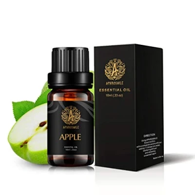 Afbeelding van apple etherische olie voor diffuser, therapeutische kwaliteit geurende olie, 100% pure aromatherapie Appelgeur luchtbevochtiger, massage 0.33oz 10ml