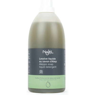 Afbeelding van Najel Vloeibaar wasmiddel Aleppozeep Naturel Fles 2 Liter