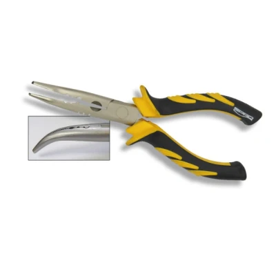 Afbeelding van Spro Bent Nose Pliers Black Coated 18cm