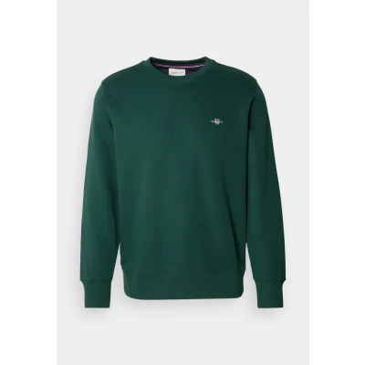 Afbeelding van GANT Shield Sweatshirt ronde hals groen, Effen