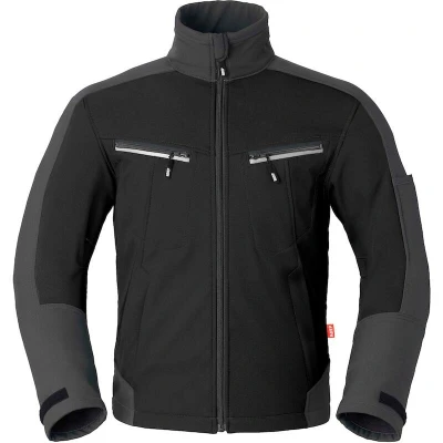 Afbeelding van Havep Softshell Attitude ZWART/CHARCOAL GRIJS MT L