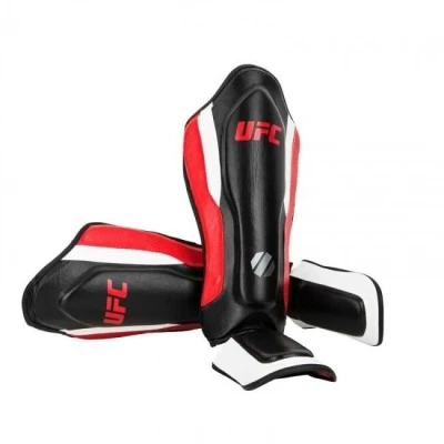 Afbeelding van UFC Training Scheenbeschermers Zwart/Rood L/XL