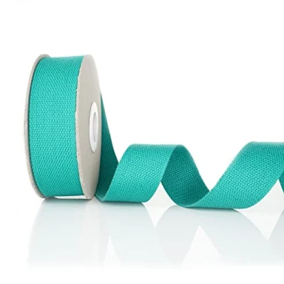 Afbeelding van Trimz Webbing, Katoen, Jade Groen, 5m x 40mm