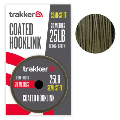 Afbeelding van Trakker Semi Stiff Coated Hooklink 25lb (20m) Karper onderlijn materiaal