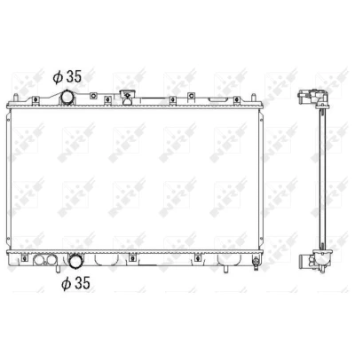 Afbeelding van NRF Radiateur 53522