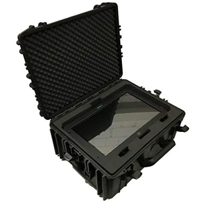 Afbeelding van MC CASES® Koffer voor Atomos Sumo 19 &amp; SE monitorkoffer, extreem stabiel en robuust, professioneel gebruik, vervaardigd in Duitsland, zwart
