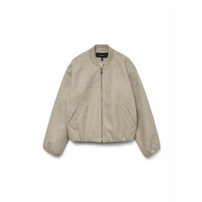 Afbeelding van Vero Moda Vmpopbella Bomberjacks, Dames, Maat: XS, Silver mink