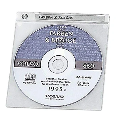 Afbeelding van Durable CD/DVD TOP COVER met etiketstrook, transparant