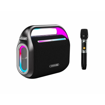 Afbeelding van Swissten Harmony Bluetooth Speaker 120W Karaoke Set Zwart