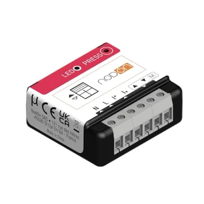 Afbeelding van NodOn SIN 4 RS 20 rolluikmodule, 100% interopereerbaar, Zigbee, wit