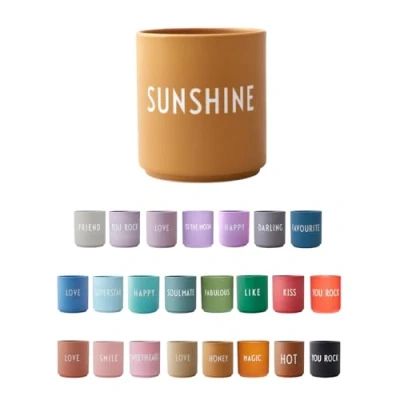 Afbeelding van Design Letters favoriete mok 25 cl Sunshine (Geel)