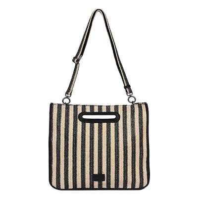 Afbeelding van Fredsbruder Handtas, Dames, Maat: One Size, Black stripes