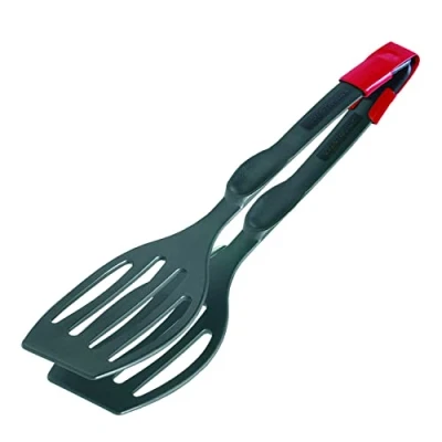 Afbeelding van Westmark Dubbele bakpatel/Serveertang, zeer hittebestendig 270C, lengte 28,9 cm, kunststof Duetto Flonal Plus, zwart 21002275
