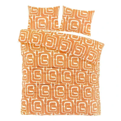 Afbeelding van Day Dream Sem Dekbedovertrek Tweepersoons 200x200/220 cm Oranje