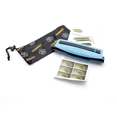 Afbeelding van FUTUROLA Rolmachine King Size Turquoise Blauw voor 110 mm sigarettenpapier