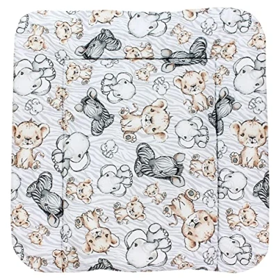 Afbeelding van TupTam Baby Aankleedkussen met Patronen, Safari, 70 x 60 cm