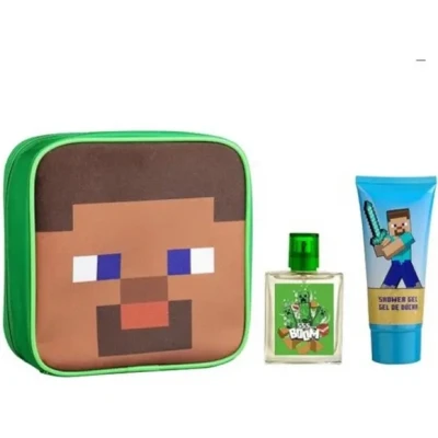 Afbeelding van Minecraft toilettas EDT 50 ml en douchegel 100
