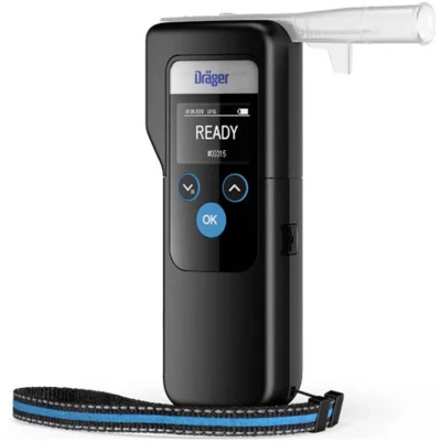 Afbeelding van Dräger Alcotest 6000 Alcoholtester Zwart 0.00 tot 5.00 ‰ Alarm, Incl. display