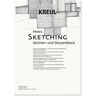 Afbeelding van KREUL Paper A3 Schetsblok 20 sheets 120gr