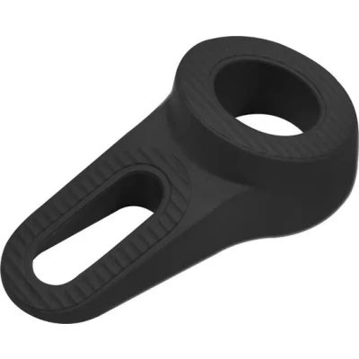 Afbeelding van Deltafix Block it Deurwig zwart TPE kunststof 12 x 3,8 cm deurstopper Deurstoppers