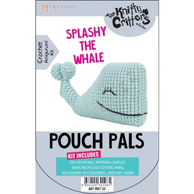 Afbeelding van Knitty Critters Pouch Pals Splashy The Whale