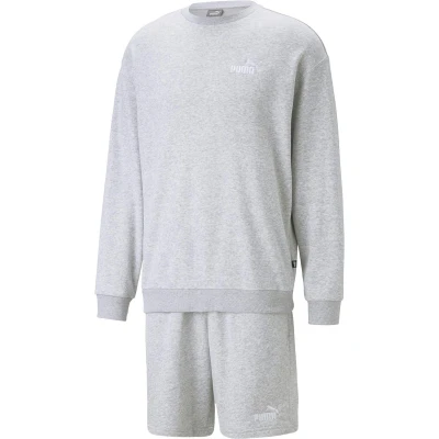 Afbeelding van Puma Relaxed SUIT Trainingspak, Heren, Maat: Large, Light gray heather
