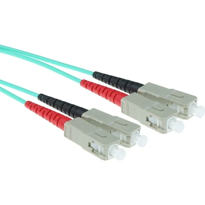 Afbeelding van Glasvezelkabel OM3 SC/SC 1.5 meter (Duplex, 50/125μm, UPC)