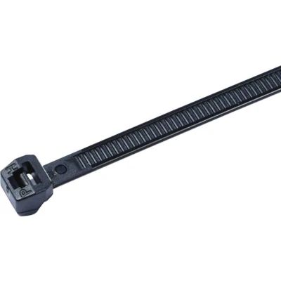 Afbeelding van HellermannTyton 118 04800 T30ROS HS BK C1 Kabelbinder 145 mm 3.40 Zwart Hittegestabiliseerd 100 stuk(s)