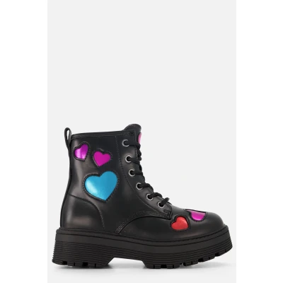 Afbeelding van Skechers Gravlen Hi Meisjes Laarzen Zwart Maat 27