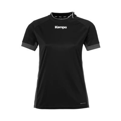 Afbeelding van Kempa Prime Tshirt print, Dames, Maat: XXL, Schwarz anthra
