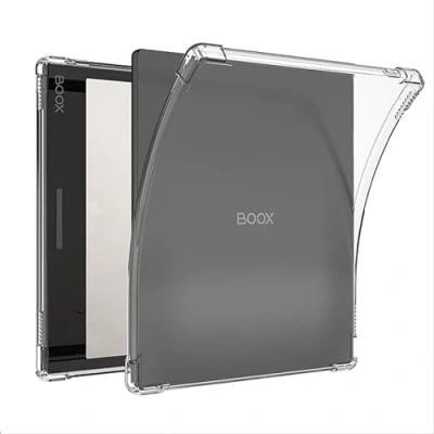 Afbeelding van GIOPUEY voor Onyx Boox Page/Galileo Clear Case Zachte TPU Back Shell, Slim Cover met Airbag bescherming, Lichtgewicht, compatibel Transparant