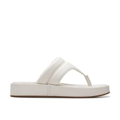 Afbeelding van Clarks Dames Alda Walk Sandaal, Off White Lea, 4.5 UK, Gebroken witte 37.5 EU