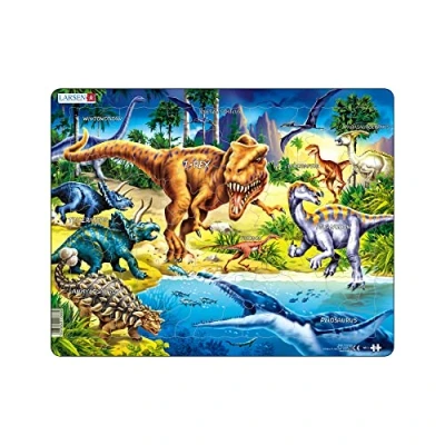 Afbeelding van Larsen Legpuzzel Maxi Dinosaurussen 57 Stukjes