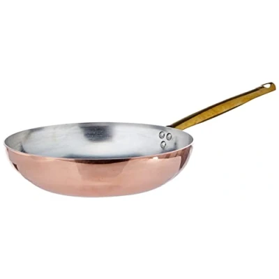 Afbeelding van Pentole Agnelli ALCU111B28 Gladde vertinde koperen springpan met buisvormige handgreep, 28 cm