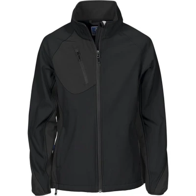 Afbeelding van ProJob 2423 DAMES SOFTSHELL 642423 Zwart XL