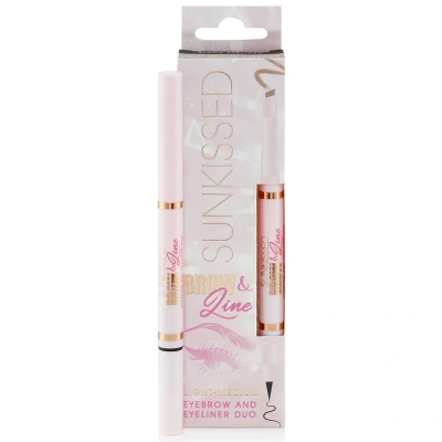 Afbeelding van Sunkissed Brow &amp; Line Eyebrow Pencil Eyeliner Duo 0.3g Light Medium