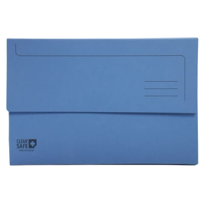 Afbeelding van Pocketmap Exacompta Clean&#039;Safe A4 400gr blauw