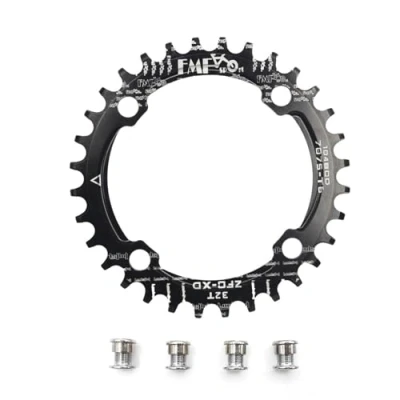 Afbeelding van UPANBIKE Fiets Smalle Brede Kettingblad 104 BCD Ronde Vorm Enkele Kettingring 32T 34T 36T 38T