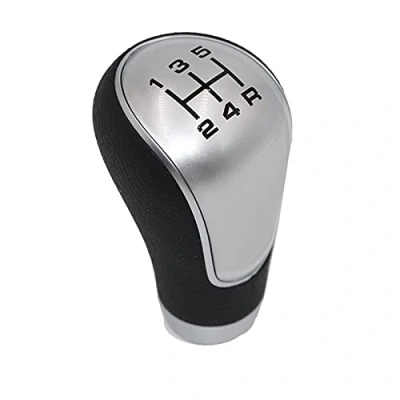 Afbeelding van Schakelpookknoppen Voor Kia Cerato Sportage R 5 Speed Manual Car Shift Pookknop: Gear Pookknop (Kleur : Zilver)
