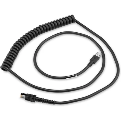 Afbeelding van Zebra CBA UF6 C12ZAR tussenstuk voor kabels USB A RJ 45 Zwart