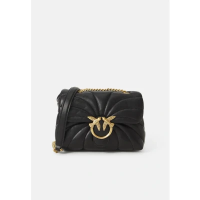 Afbeelding van Pinko Dames Tas Zwart 100039 A1Ex/Z99Q Love Puff Mini Cl Sheep Nappa