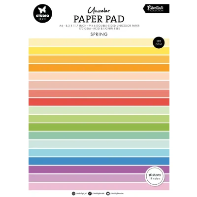 Afbeelding van Unicolor Paper Pad Spring Tones Essentials nr.300