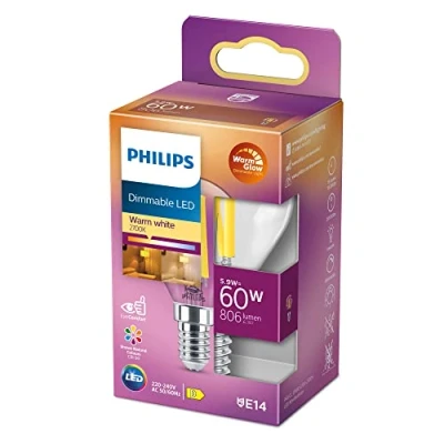 Afbeelding van Philips LED Classic 60W P45 E14 WGD90 CL SRT4 Verlichting