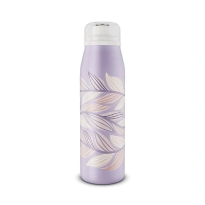 Afbeelding van alfi Kids ISO Bottle 500 ml, paars pastel, geïsoleerde drinkfles voor kinderen, roestvrij staal, absoluut dicht met draaisluiting, houdt 12 uur warm, 24 koud, koolzuur, BPA vrij