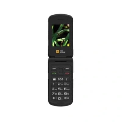 Afbeelding van AGM M10 Klaptelefoon Robuuste 4G fliptelefoon IP69 Zwart SOS knop